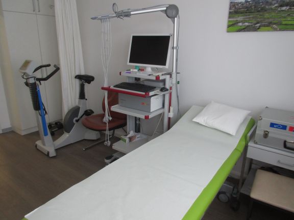 EKG und Lungenfunktion